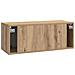Mobile Porta TV da Muro Rovere Artigianale 78,5 x 31 x 30 cm - Foto miniatura 6