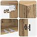 Set di armadi 2 pcs Legno ingegnerizzato - Foto miniatura 7