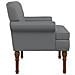 Loveseat con bottoni imbottiti Grigio 120 x 65 x 77 cm - Foto miniatura 4