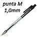 confezione da 12 pezzi - penna sfera scatto bp-s matic nero medio 1.0mm - Foto miniatura 1