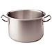 Casseruola Alta In Acciaio Inox Per Induzione Con Due Maniglie Inox - Diametro Cm 16 - Altezza Cm 11-capacità Lt 2,2 - Foto miniatura 1