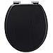 Sedile Wc A Chiusura Morbida Blackwash In Mdf Nero 252030746 - Foto miniatura 7