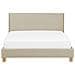 Letto In Tessuto Beige 180 X 200 Cm Sennez - Foto miniatura 10