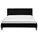 Letto Sfoderabile Nero Con Illuminazione Led 160 X 200 Cm Fitou - Foto miniatura 3