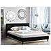 Letto Sfoderabile Nero Con Illuminazione Led 160 X 200 Cm Fitou - Foto miniatura 12