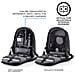 Bobby Hero Xl 17"" Zaino Antifurto Usb Nero (borsa Unisex)  - Foto miniatura 4