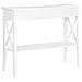 Tavolino Consolle Bianco Con 2 Cassetti Avenue - Foto miniatura 13