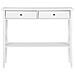 Tavolino Consolle Bianco Con 2 Cassetti Avenue - Foto miniatura 7