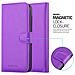 Cadorabo Custodia Compatibile Con Apple Iphone X / Xs In Violetta Ametista - Coperchio Protettiva Con Chiusura Magnetica, Funzione Stand E Tasca Per Le Carte - Foto miniatura 8