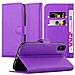 Cadorabo Custodia Compatibile Con Apple Iphone X / Xs In Violetta Ametista - Coperchio Protettiva Con Chiusura Magnetica, Funzione Stand E Tasca Per Le Carte - Foto miniatura 1