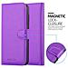 Cadorabo Custodia Compatibile Con Apple Iphone X / Xs In Violetta Ametista - Coperchio Protettiva Con Chiusura Magnetica, Funzione Stand E Tasca Per Le Carte - Foto miniatura 4