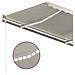 Tenda Automatica con Sensore Vento e LED 300x250 cm Crema - Foto miniatura 3