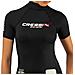 Rash Guard Dive Center Manica Corta Donna Nero Xs - Foto miniatura 3