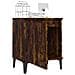Comodini con Gambe in Metallo Rovere Fumo 40x30x50 cm - Foto miniatura 8