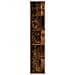 Scaffale Angolare Rovere Fumo 33x33x164,5 cm Legno Multistrato - Foto miniatura 9