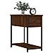 Comodino Rovere Marrone 30x60x60 Cm In Legno Multistrato - Foto miniatura 2