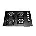 CPCGY2304N piano cottura Nero Da incasso 60 cm Gas 4 Fornello (i) - Foto miniatura 2