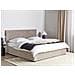 Letto Matrimoniale Velluto Tortora 180 X 200 Cm Amiens - Foto miniatura 1