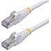 Cavo Ethernet CAT8 bianco da 3m, RJ45 Snagless, 25G / 40G, 2000MHz, 100W PoE++, S /FTP, cavo lan in rame puro 26AWG, LSZH, cavo patch di rete schermato con rilievi di trazione, testato individualmente - Foto miniatura 1