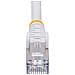 Cavo Ethernet CAT8 bianco da 3m, RJ45 Snagless, 25G / 40G, 2000MHz, 100W PoE++, S /FTP, cavo lan in rame puro 26AWG, LSZH, cavo patch di rete schermato con rilievi di trazione, testato individualmente - Foto miniatura 2