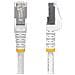Cavo Ethernet CAT8 bianco da 3m, RJ45 Snagless, 25G / 40G, 2000MHz, 100W PoE++, S /FTP, cavo lan in rame puro 26AWG, LSZH, cavo patch di rete schermato con rilievi di trazione, testato individualmente - Foto miniatura 3