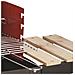 Barbecue A Carbone Con Griglia 50x25 Cm Ripiano Ed Appoggio Laterale In Legno El Gaucho Montana - Foto miniatura 4