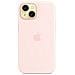 Custodia MagSafe in silicone per iPhone 15 - Rosa confetto - Foto miniatura 3