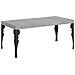 Tavolo Allungabile 90x90/246 Cm Paxon Premium Cemento Telaio Antracite - Foto miniatura 1