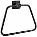 Porta Asciugamani Bagno Parete Salviette Nero Supporto Arredo Bagno 02098 - Foto miniatura 1