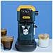Macchina da Caffè Espresso Manuale Espresso Cialde ESE e Macinato Serbatoio 1.1 Lt. Potenza 1300 Watt Colore Giallo / Mango - Foto miniatura 6