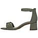 Sage Elegant Open Sandals Sandali Pelle Scarpe Donna Verde Eu 40, 1-28342-20 771 - Foto miniatura 3
