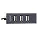 Hub USB 2.0 a 4 porte, da USB-C maschio a 4x USB-A femmina, cavo 15cm - Foto miniatura 2