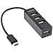 Hub USB 2.0 a 4 porte, da USB-C maschio a 4x USB-A femmina, cavo 15cm - Foto miniatura 1