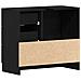 Mobile Lavabo Rovere Nero 63x30x54 cm in Legno Multistrato - Foto miniatura 7
