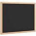 Lavagna Con Cornice In Legno Massello Di Pino Nero 40x30 Cm - Foto miniatura 2