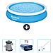 Piscina Fuori Terra - In Giro - 366x76 Cm - Blu - Include Accessori Coordinati Cb42 - Foto miniatura 1