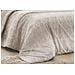 Completo Lenzuola Letto 100% Cotone Made In Italy Disegno Drops Singolo Beige - Foto miniatura 3