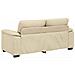 Divano a 2 Posti Crema 140 cm in Tessuto - Foto miniatura 6