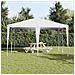 Tenda per Feste Bianca 4x4 m PE - Foto miniatura 4