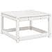Set Salotto da Giardino 5 pz Bianco in Legno Massello di Pino - Foto miniatura 7