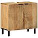 Set Mobili da Bagno 2pz Marrone in Legno Massello di Mango - Foto miniatura 3