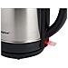Bollitore Elettrico 1,7l Inox 220v 2200w Base 360° Arresto Automatico, Nero / Argento - Foto miniatura 3
