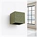 Lampada Da Parete Quad Cemento Verde Oliva Sl. 1843 - Industriale Lampada Da Parete Verde Oliva 10x10x12 Cm - Foto miniatura 2