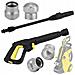 Set Di Accessori Per Idropulitrice Compatibile Con Kärcher K2-k7 - Pistola Con Lancia E Ugello Vario, 150 Bar, 10 L /min, 60°c - Foto miniatura 1