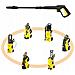 Set Di Accessori Per Idropulitrice Compatibile Con Kärcher K2-k7 - Pistola Con Lancia E Ugello Vario, 150 Bar, 10 L /min, 60°c - Foto miniatura 3