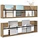 Scaffale per riviste 2 pcs Rovere artigianale 100 x 12 x 30 cm - Foto miniatura 3