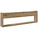 Scaffale per riviste 2 pcs Rovere artigianale 100 x 12 x 30 cm - Foto miniatura 8