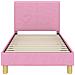 Struttura letto bambini con testata Rosa 80 x 160 cm Tessuto - Foto miniatura 5
