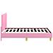 Struttura letto bambini con testata Rosa 80 x 160 cm Tessuto - Foto miniatura 6