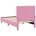 Struttura letto bambini con testata Rosa 80 x 160 cm Tessuto - Foto miniatura 7